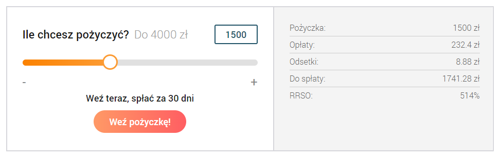 Pierwsza pożyczka