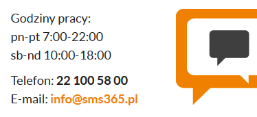 SMS365 info